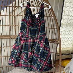 Harajuku Lovers Mini L 10/12 kids and Plaid Sleeveless Dress lined with Tulle